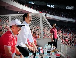 Skor Imbang, Presiden Jokowi Optimistis Timnas Miliki Kesempatan Besar Di Semifinal Leg Kedua