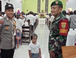 Wujudkan Rasa Aman, Polri Sinergi TNI Lakukan Pengamanan Jumat Agung Bagi Umat Kristiani Disetiap Gereja