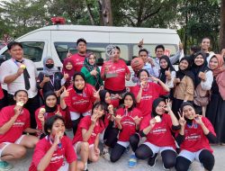 Tim Putri SMA BSI Palembang  Merajai Honda DBL Lagi