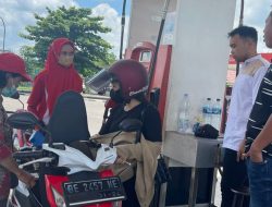 Cegah Kecurangan Pengisian BBM Jelang Mudik Lebaran, Polres Lampung Tengah Lakukan Pengecekan Ke SPBU